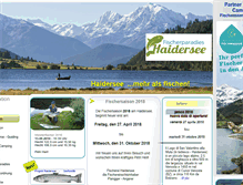 Tablet Screenshot of haidersee.it